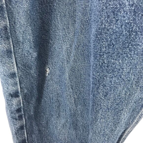 Carhartt Jeans Men’s 42x30 Work Heavy Duty Blue Denim 100% Cotton Distressed - Picture 4 of 10